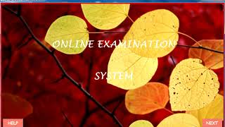 Java Project - Online Examination System