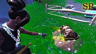 SECRET Treasure Map FOUND *How To Use*  ('X' Marks The Spot) - Fortnite Battle Royale