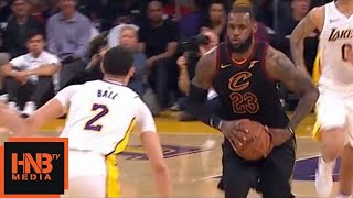 LeBron James Pass Between Lonzo Ball's Legs