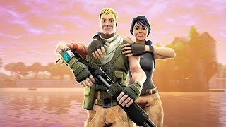 Esta CHICA se IMPRESIONA al VERME jugar en SQUAD RANDOM - Fortnite