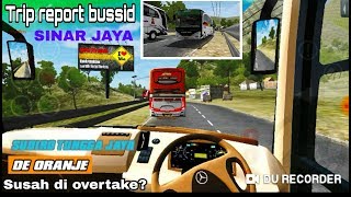 BUSSID MOD|Trip report,susahnya ngejar STJ de oranje|MOD JBHD