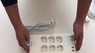 WVLOG - Zeoota Smart Wifi Power Strip 6 Plug & 4 USB Port