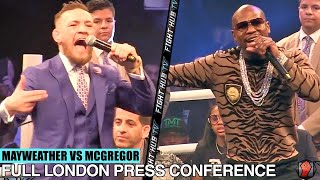 THE FULL FLOYD MAYWEATHER VS CONOR MCGREGOR LONDON PRESS CONFERENCE VIDEO