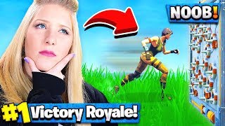 Teaching my wife how to play Fortnite...