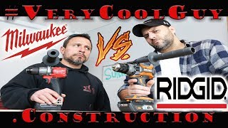 Best Cordless Hammer Drill Comparison - Milwaukee (2804-20) VS RIDGID (R8611506)