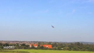 Lancaster Bomber circling over RAF Hornchurch