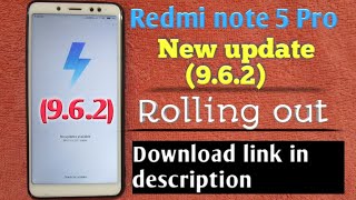 Redmi note 5 Pro (9.6.2) stable update rolling out || Quick overview || Download link in description