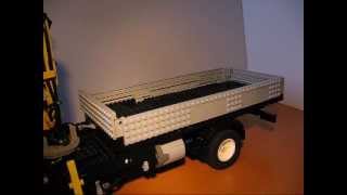 Lego MB Actros tipper truck - dumping, switching mechanism