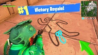 Spray Painting a Body for every Elimination I get in Fortnite Battle Royal