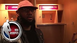 LeBron James says he has a little pep in his step | NBA on ESPN