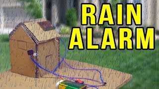 How to make a Rain Detector with alarm - Electronics projects