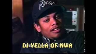 N.W.A Backstage (1990) Lost Footage pt.1 (DJ YELLA of N.W.A)