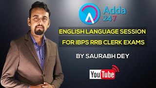 IBPS RRB CLERK - ENGLISH LANGUAGE SESSION