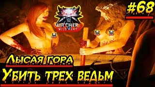 Ведьмак 3: Дикая Охота Прохождение #68 Лысая гора Убить трех ведьм 1080p 60 Fps