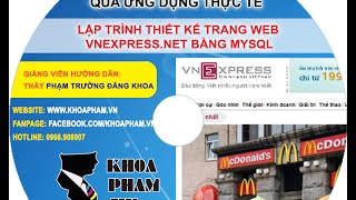 Lập trình PHP&MySQL - Web tĩnh: HTML (Phần 1)