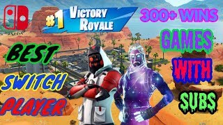 Fortnite Nintendo Switch Player 300+ Wins (Solos And Duos With Subscribers!!!) Custom Matchmaking