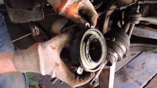 Рабочий и нерабочий хаб на Кайрон. The coupling of the front axle SsangYong Kyron.  Hubs.