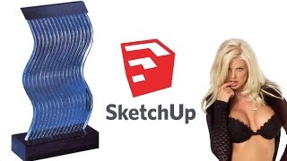 Проектирование пузырьковой панели в программе Google sketchUp
