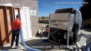 Intec's Blowing Machine Recycle Hood Operation