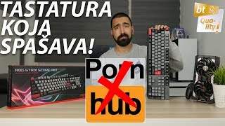 ŠTA AKO MI NEKO UĐE U SOBU? OVA TASTATURA JE SPAS | Asus ROG Strix Scope PBT