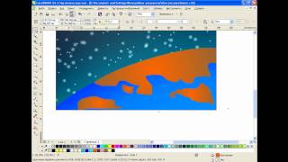 Рисуем космос в CorelDRAW X6