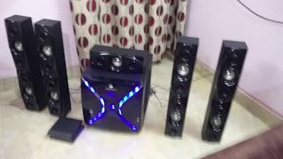 Zebronics 5.1 Dhoom Audio Test & informational video www.TulipSmile.com -- in HINDI