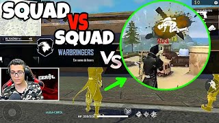 EL CEROL AMASSANDO NO NOVO MODO SQUAD VS SQUAD, FREE FIRE