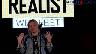 Ольга Любимова на открытии REALIST WEB FEST