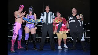 Lady Maravilla y Villano III Jr (C) vs Big Mami y Niño Hamburguesa (R)CAMPEONATOS MIXTOS AAA