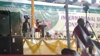 আন্তর্জাতিক সুন্নী সম্মেলন ২০১৮ এ বক্তব্য দেন পীরে ত্বরিক্বত মুফতি কাজী গোলাম মহিউদ্দীন লতিফী।