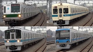 2010.3.23 小田急朝ラッシュ(和泉多摩川・上り急行線)