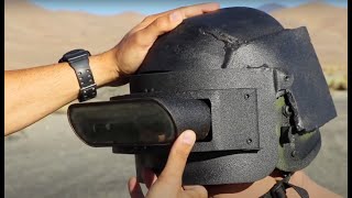 World’s first 50cal rated Ironman helmet ⛑ ???? a real PUBG level 3