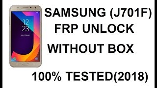 Samsung J701F Frp Unlock Without Box Via Odin frp File NEW SECURITY PATCH 2018 100% tested