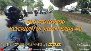 KEJADIAN UNIK DI JALAN RAYA INDONESIA, EMAK2 REMPONG