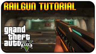 GTA 5 (XBOXONE/PS4) NEW! RAIL GUN TUTORIAL LOCATION HOW TO UNLOCK (GTA 5 GUIDE)