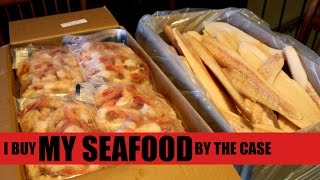 Buying Cases of Argentine Red Shrimp & Pacific Cod Fillets