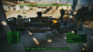 Fallout 4 Weapons - Improved Targeting Overcharged Improved Automatic Laser Rifle