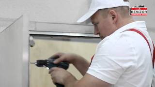 Инструкция по монтажу люков под плитку Алюклик Revizor. Обучающий ролик.