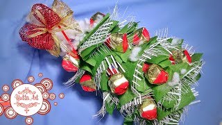 Елка из шампанского. Как украсить шампанское на новый год? Новогодний декор бутылки