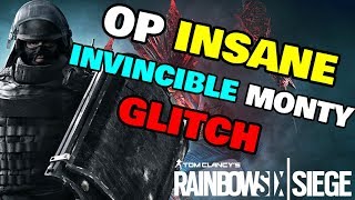 Monty shoot through shield glitch | INVINCIBLE | SOLO | Rainbow Six Siege