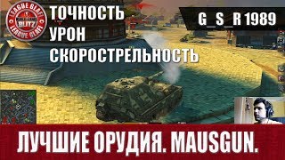 WoT Blitz - Лучшие орудия. Маусган - World of Tanks Blitz (WoTB)