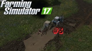 ФЕРМЕР НА ТРАКТОРЕ ВЫТАСКИВАЕТ ТРАКТОР ИЗ ГРЯЗИ-FARMING SIMULATOR 2017 #5
