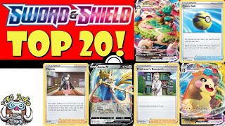 Top 20 Cards from Sword & Shield (Huge New Pokemon TCG Set!)