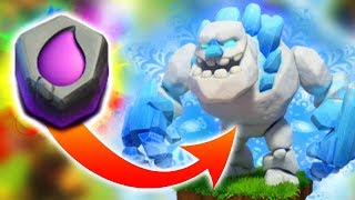 ЛЕДЯНОЙ ГОЛЕМ СОЖРАЛ РУНУ ЭЛИКСИРА В Clash of Clans
