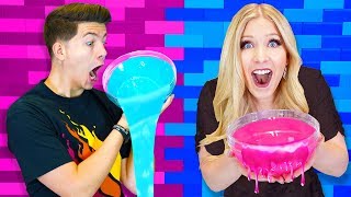 Boy vs Girl DIY Slime Challenge! (PrestonPlayz vs BriannaPlayz)