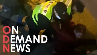 BBC Journalist ATTACKED by Police as China's Anti-Government Protests Swell