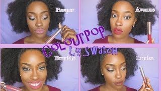 ColourPop Ultra Matte Lips Swatch