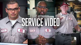 Reset Parameter 64 on the Classic Control - Haas Automation Service