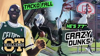 7'7" Tacko Fall DOMINATES The Overtime Challenge! Goes Off In Dunk Contest WITHOUT JUMPING ?