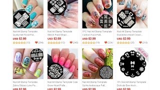 Тестируем плитки и краски для стемпинга BornPrettyStore (с примерами дизайнов).